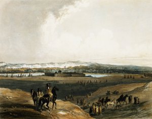 Fort Union on the Missouri, plate 28 from Volume 2 of 